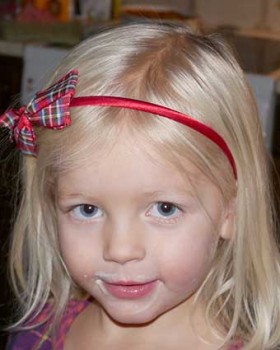 Isabel Wellemark, Värnamo, 4 år