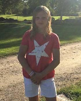 Emma Palm, Skillingaryd, 10 år