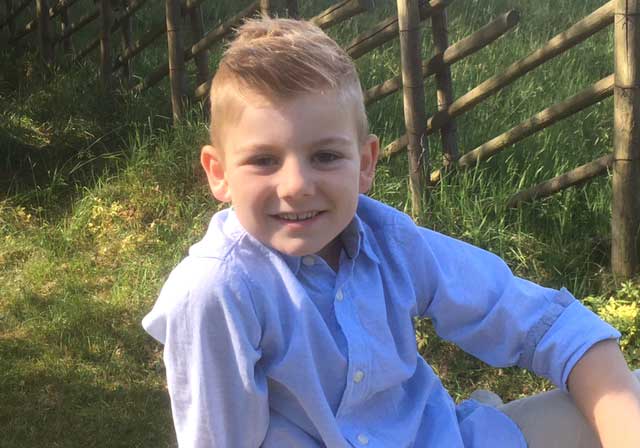 Eddie Holm 8 år