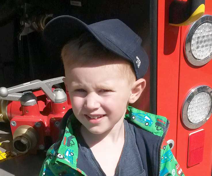 Alfred fyller 4 år