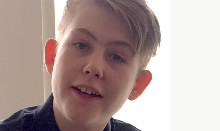 Alex Carlsson 13 år