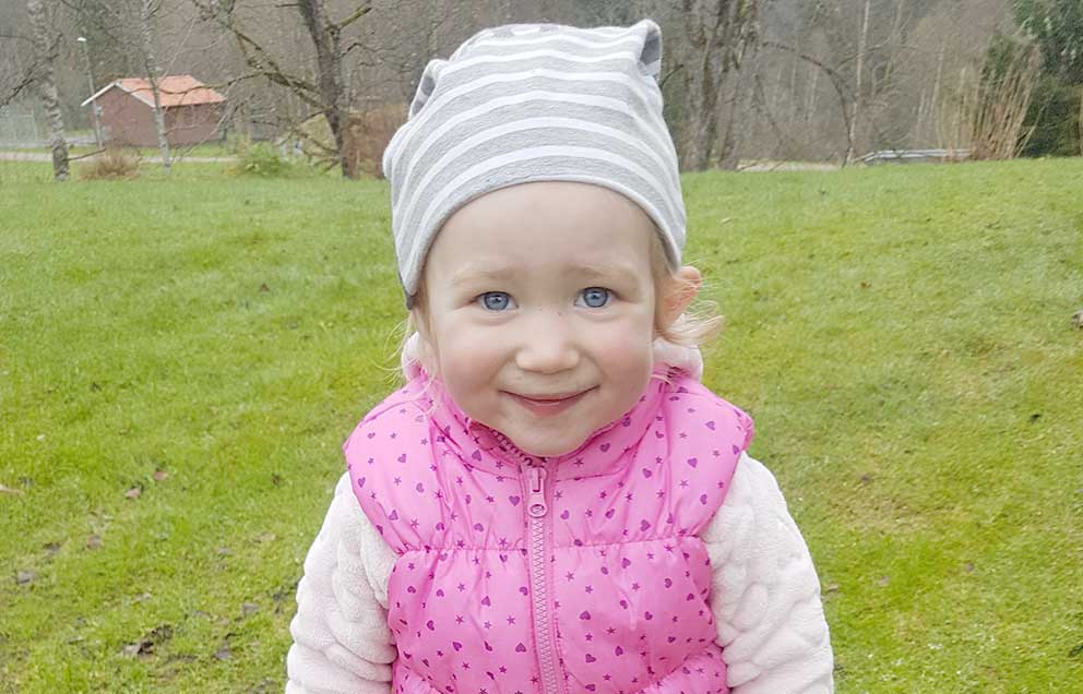 Olivia Svensson 2 år