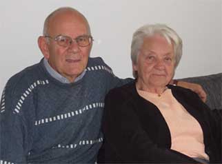 Gerd och Dani Hamlin firar diamantbröllop