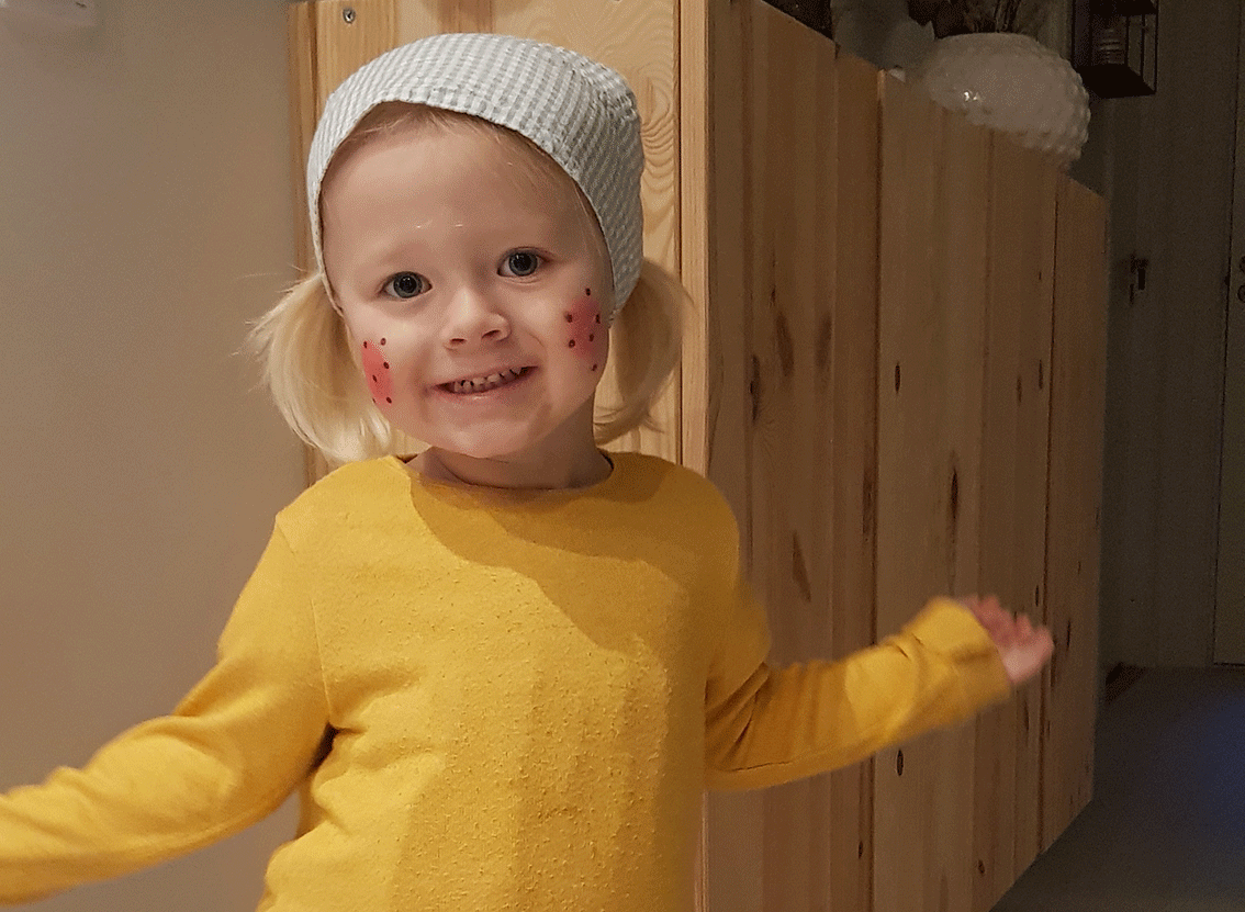 Belle Pettersson 3 år