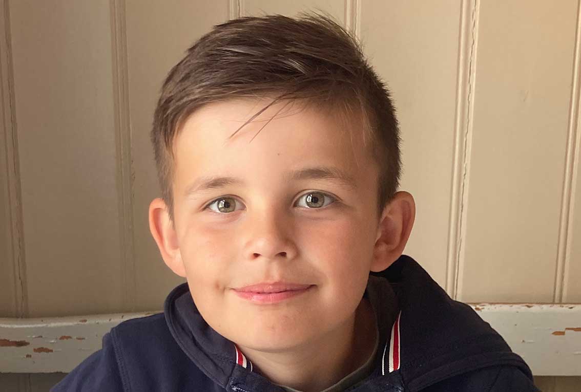 Sigge Juul 8 år
