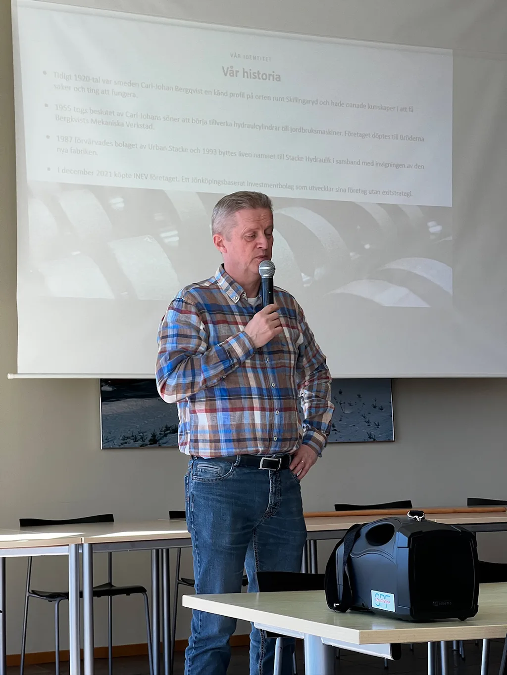 Bild på VD Jonas Johansson