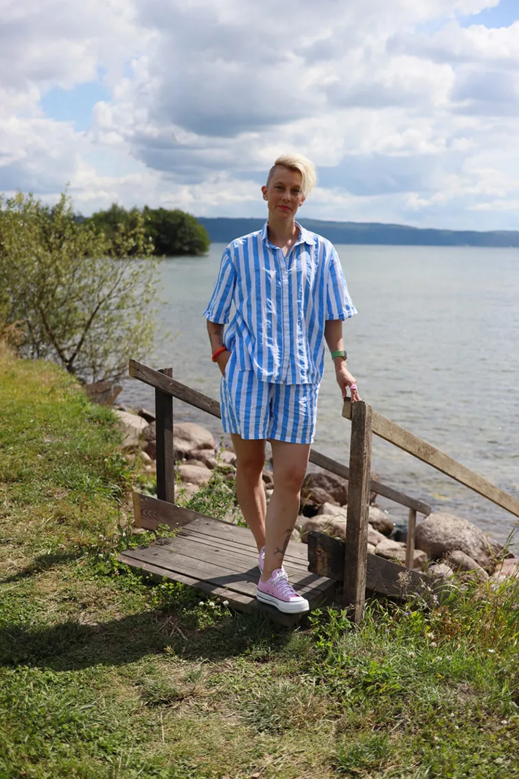 Bild på Isabelle Sjökvist som fyller 40 år.