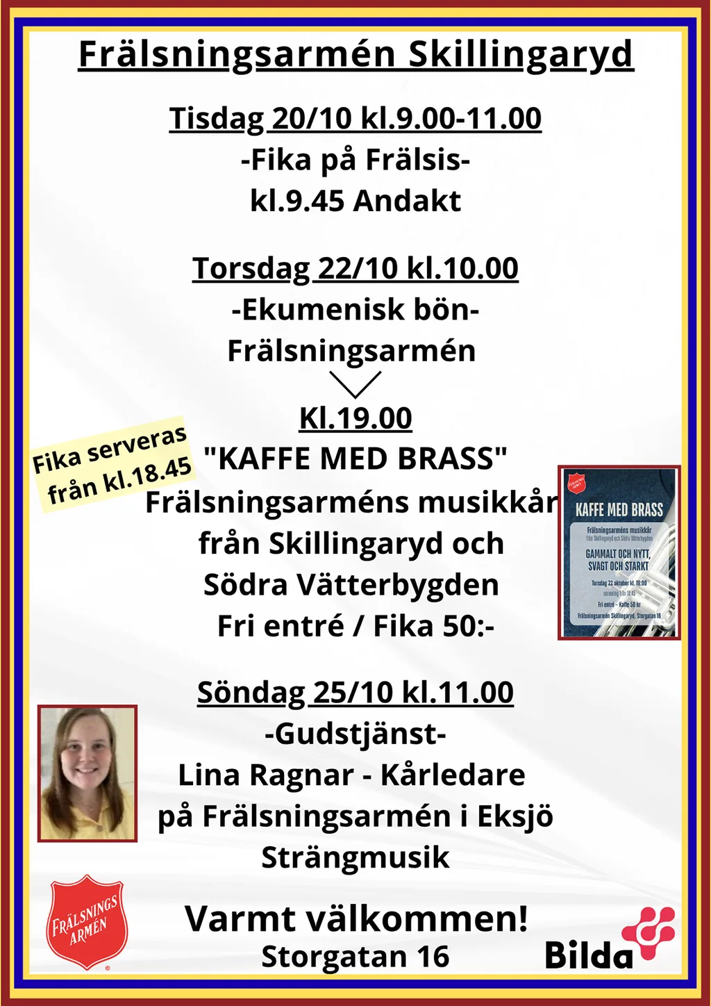 Evenemangsaffisch, Vaggeryds kommun